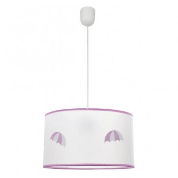 Distribuidor - Lâmpadas Diversas | Colgantes Infantil | COLGANTE LLUVIA 1XE27 ROSA REGX30D Ref: 086693000